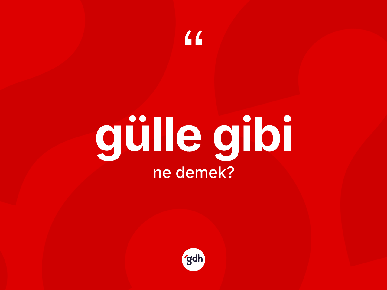 Gülle gibi ifadesinin tanımı nedir? Gülle gibi sözü nerede kullanılır?