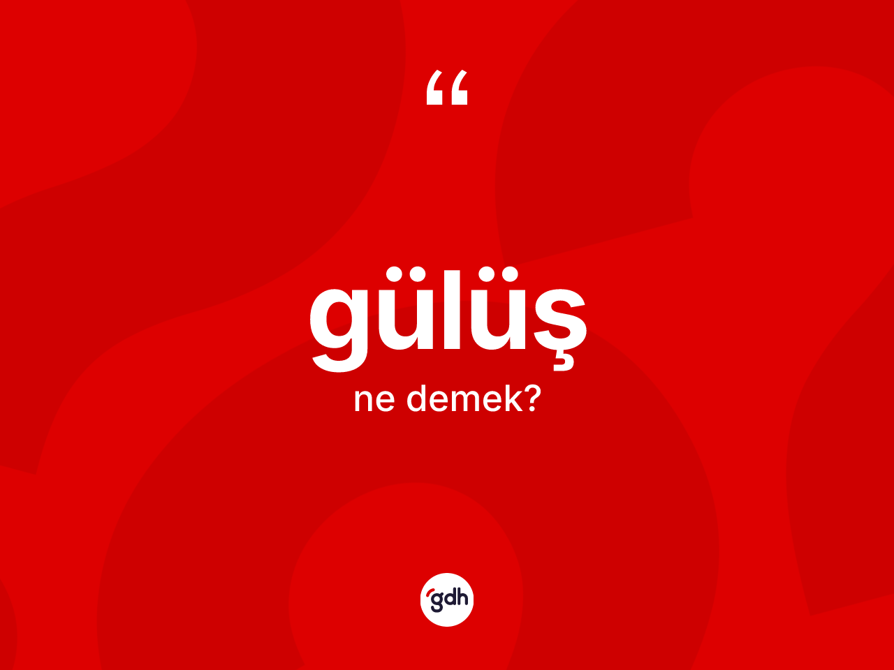 Gülüş kelimesinin tanımı nedir? Gülüş kelimesinin TDK'ya göre açıklaması nedir?