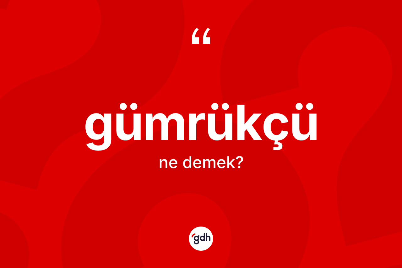 Gümrükçü kelimesinin sözlükteki tanımı nedir? Gümrükçünün TDK'ya göre anlamı nedir?