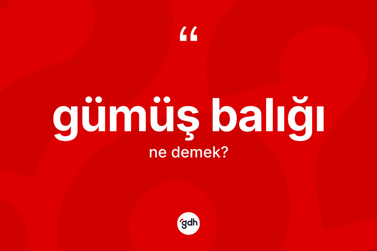 Gümüş balığı ne anlama gelir? Gümüş balığının kısaca tanımı nedir?
