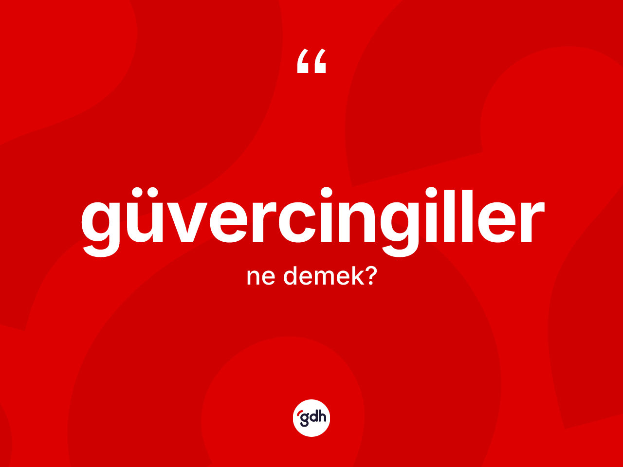 Güvercingiller ne demek? Güvercingiller kelimesinin TDK anlamı nedir?