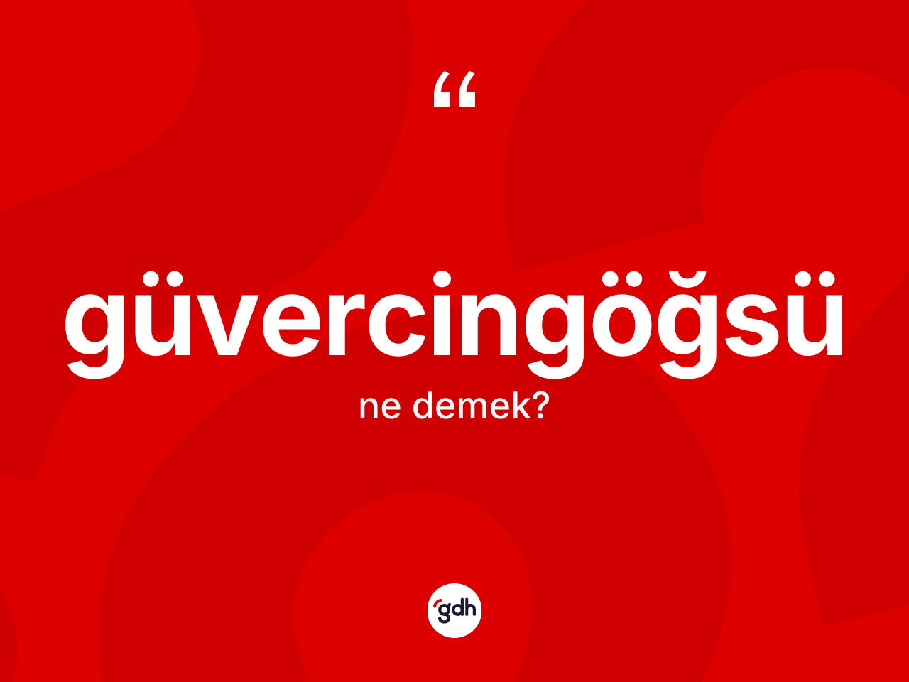Güvercingöğsü kelimesi nedir? Güvercingöğsünün halk arasındaki kullanımı nasıldır?