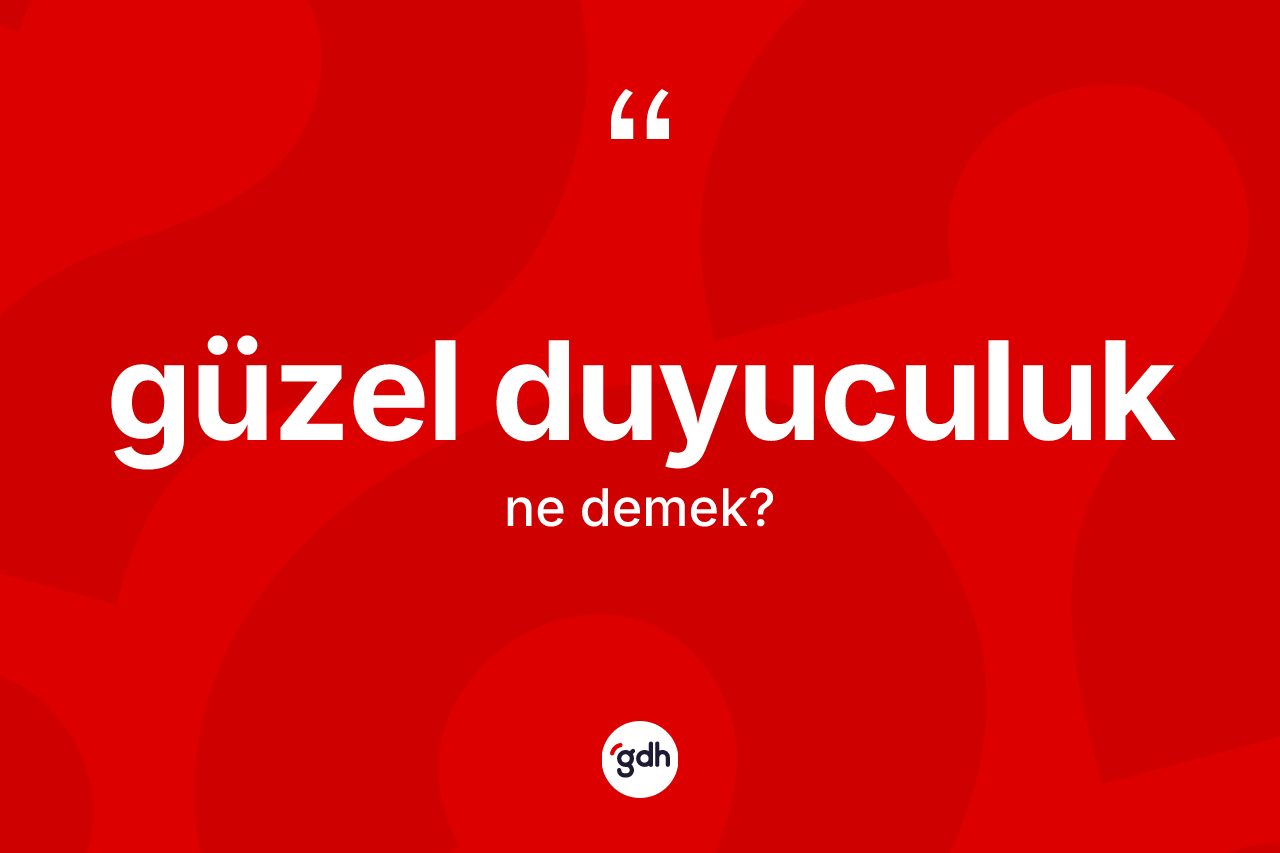 Güzel duyuculuk kelimesinin sözlükteki tanımı nedir?
