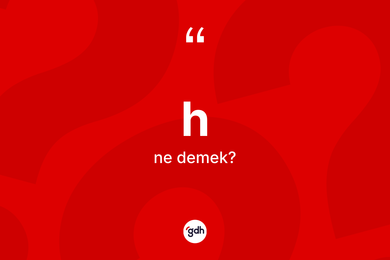 H nedir? Hin kısaca tanımı nedir?