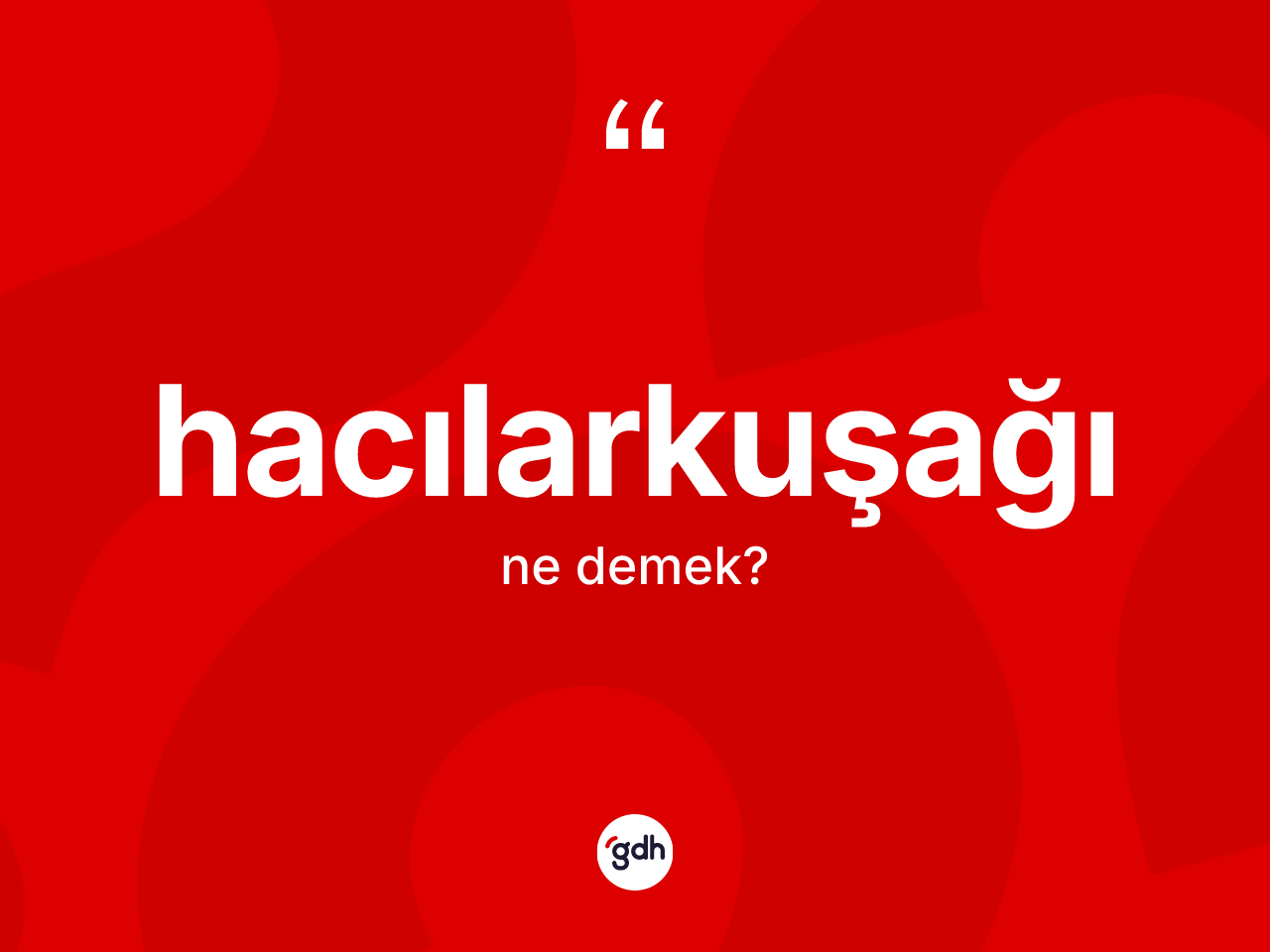Hacılarkuşağı kelimesinin sözlükteki tanımı nedir? Hacılarkuşağı kelimesinin kaç farklı anlamı var?