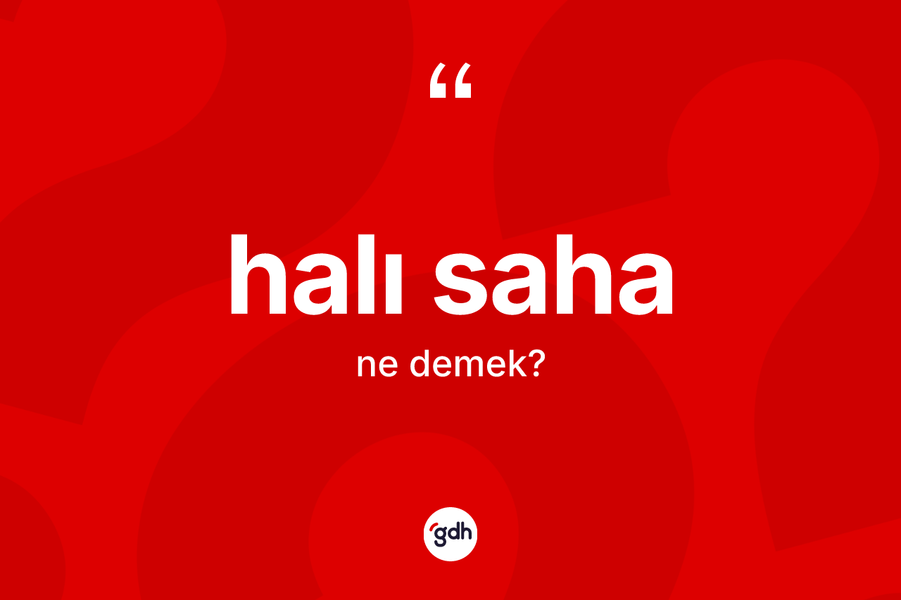 Halı saha ne demek?
