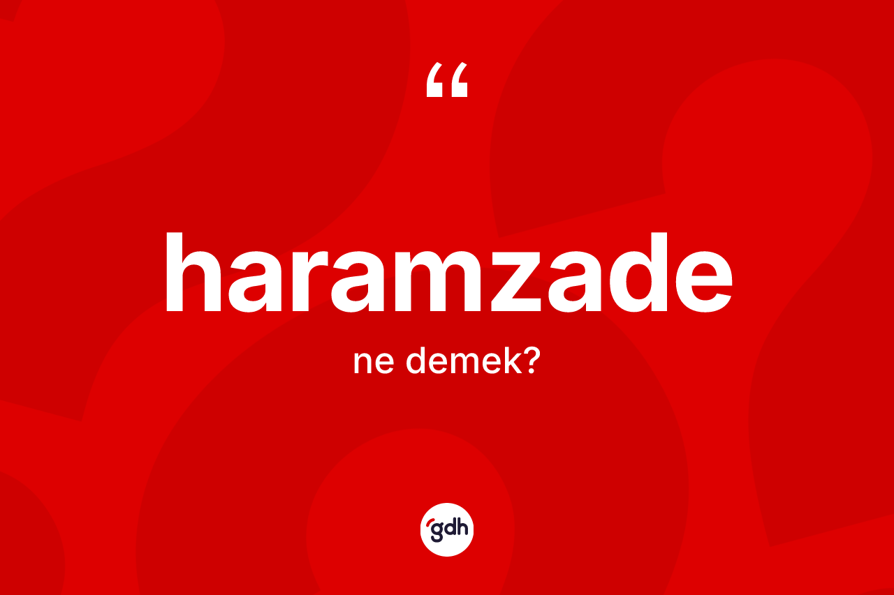 Haramzade ne demek?