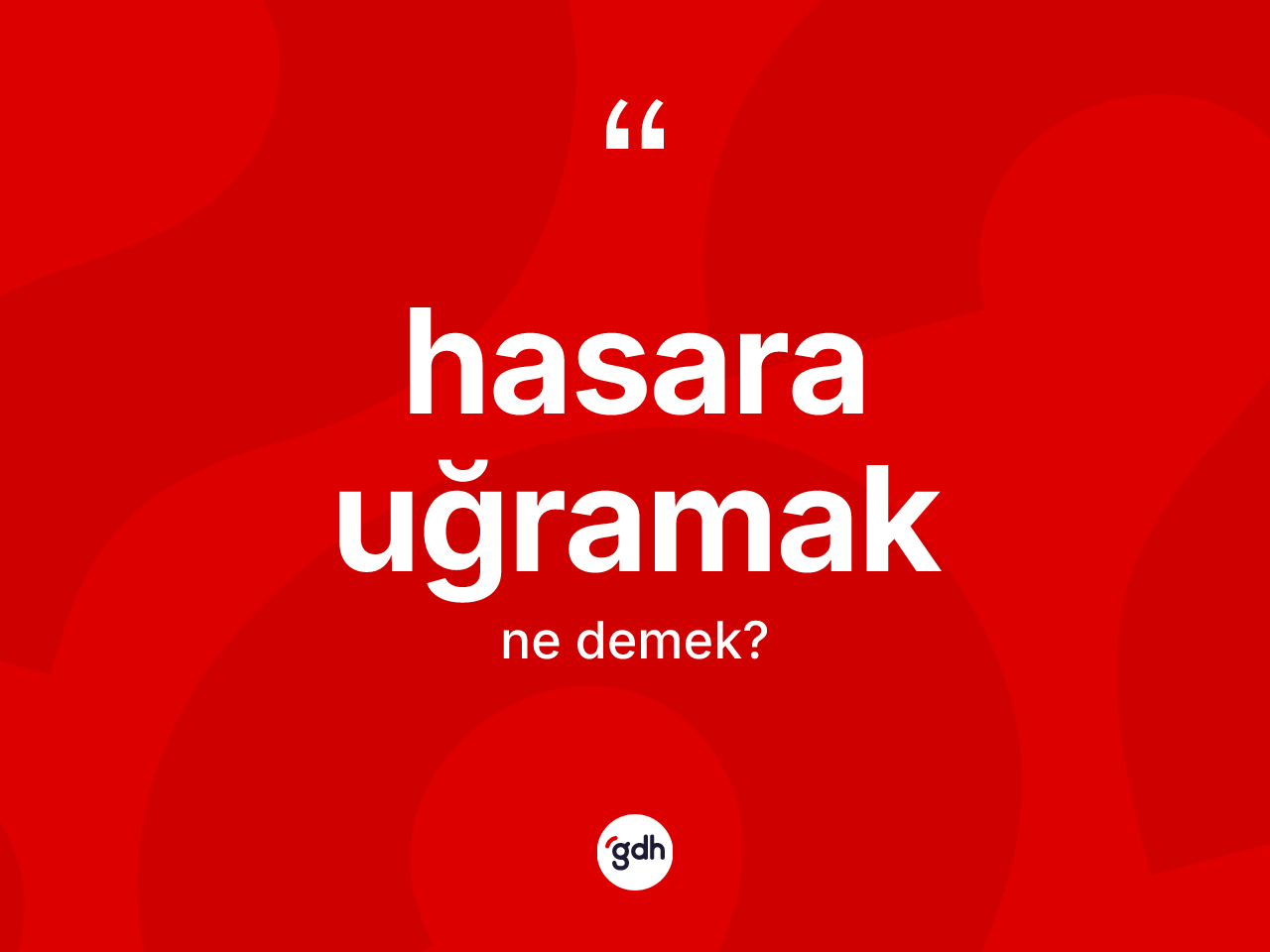Hasara uğramak ne anlama gelir? Hasara uğramak ifadesi nerede kullanılır?