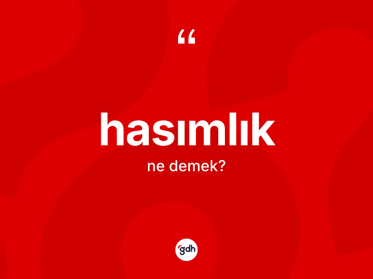 Hasımlık ne anlama gelir? Hasımlık kelimesinin kaç farklı anlamı var?
