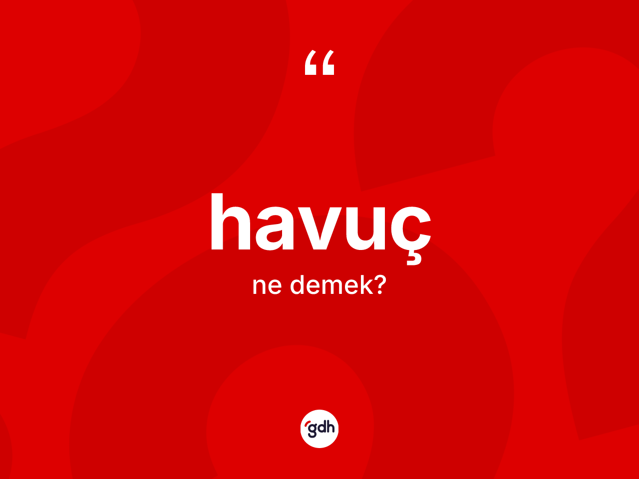 Havuç kelimesi ne demek? Havuç kelimesinin TDK'ya göre açıklaması nedir?