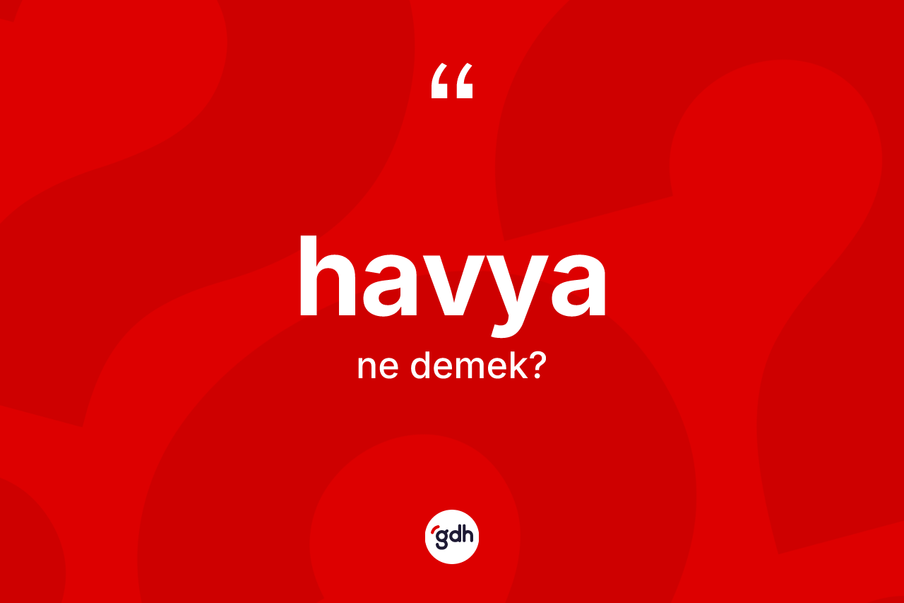 Havya kelimesinin anlamı nedir? Havyanın TDK'ya göre anlamı nedir?