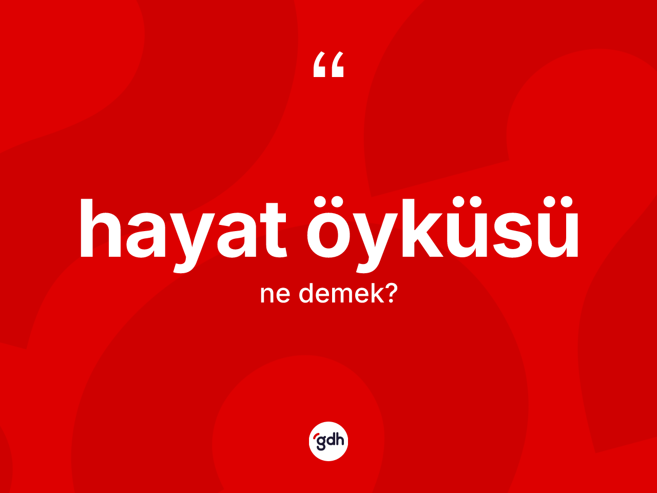 Hayat öyküsü ne demek? Hayat öyküsünün kısaca tanımı nedir?