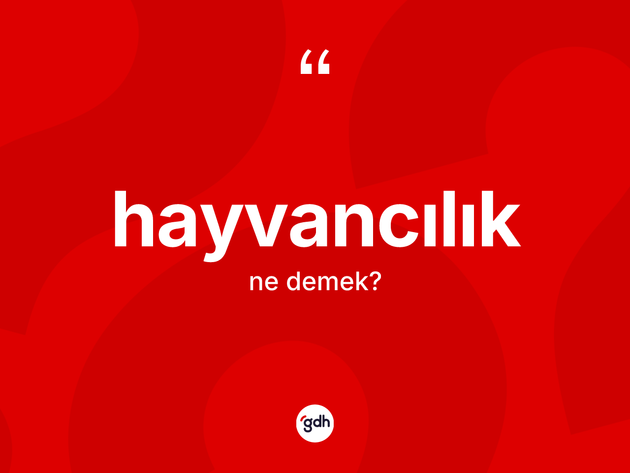 Hayvancılık ne demek? Hayvancılık kelimesinin kaç farklı anlamı var?