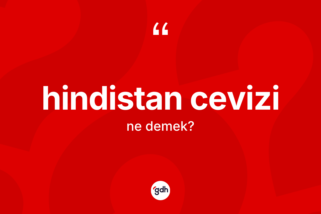 Hindistan cevizi kelimesinin sözlükteki tanımı nedir? Hindistan cevizi kelimesinin kaç farklı anlamı var?