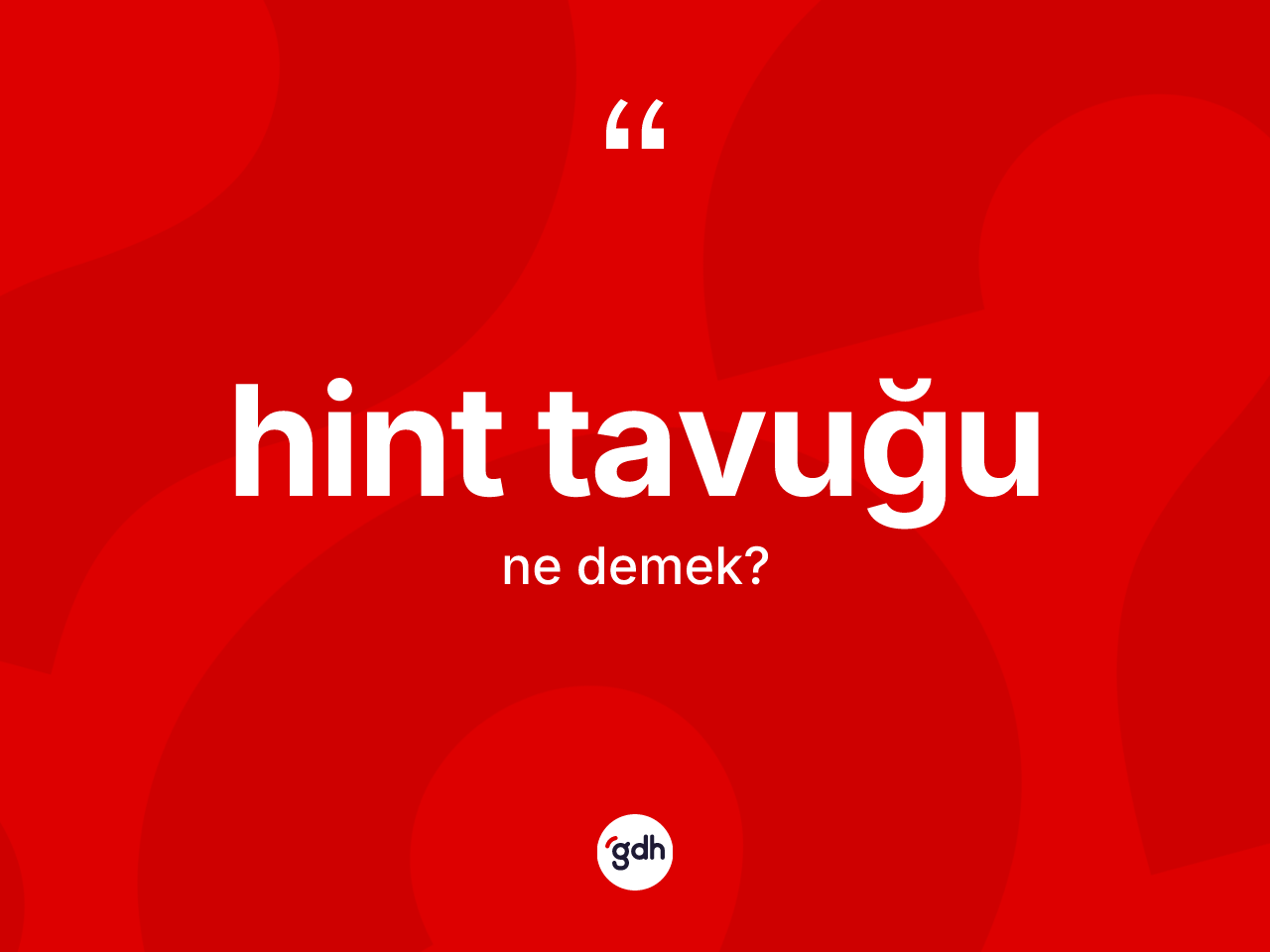 Hint tavuğu kelimesi nedir? Hint tavuğunun halk arasındaki kullanımı nasıldır?