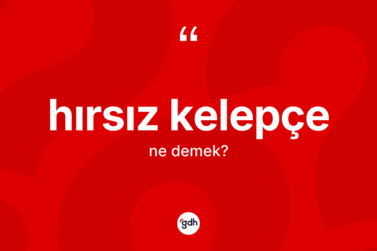 Hırsız kelepçe nedir? Hırsız kelepçenin TDK'ya göre anlamı nedir?
