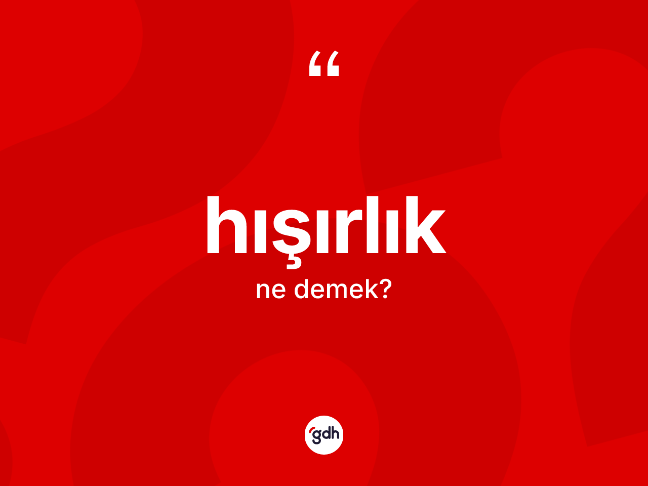 Hışırlık kelimesi ne anlama gelir? Hışırlık kelimesinin TDK'ya göre açıklaması nedir?
