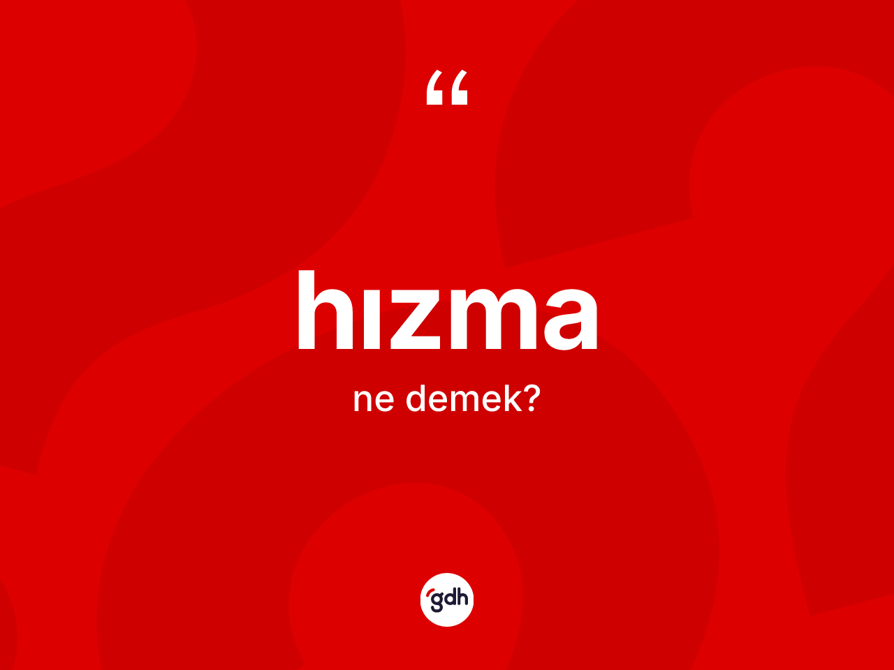 Hızma kelimesi nedir? Hızma kelimesinin TDK'ya göre açıklaması nedir?