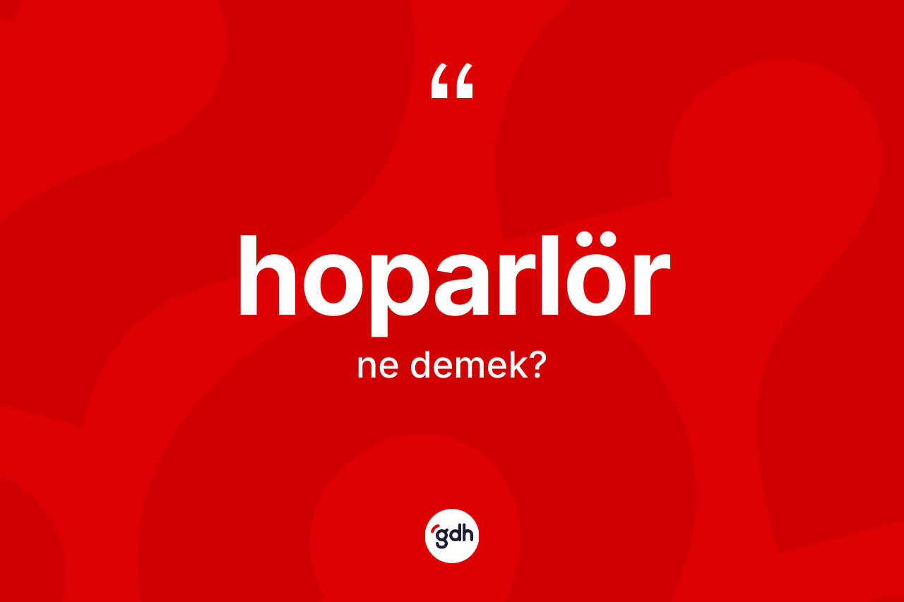 Hoparlör nedir?