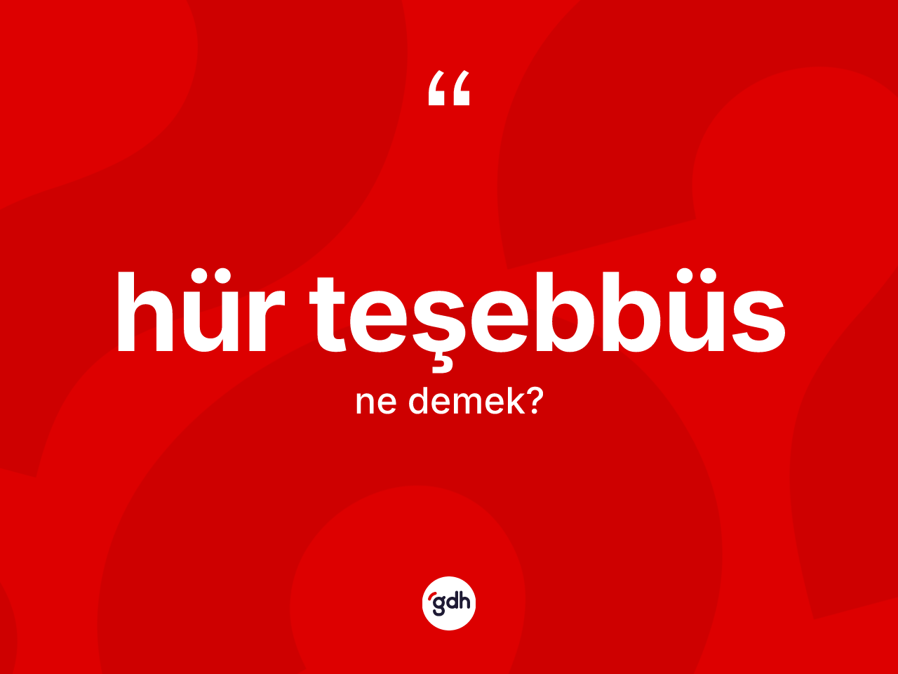 Hür teşebbüs kelimesinin tanımı nedir? Hür teşebbüs kelimesinin TDK anlamı nedir?