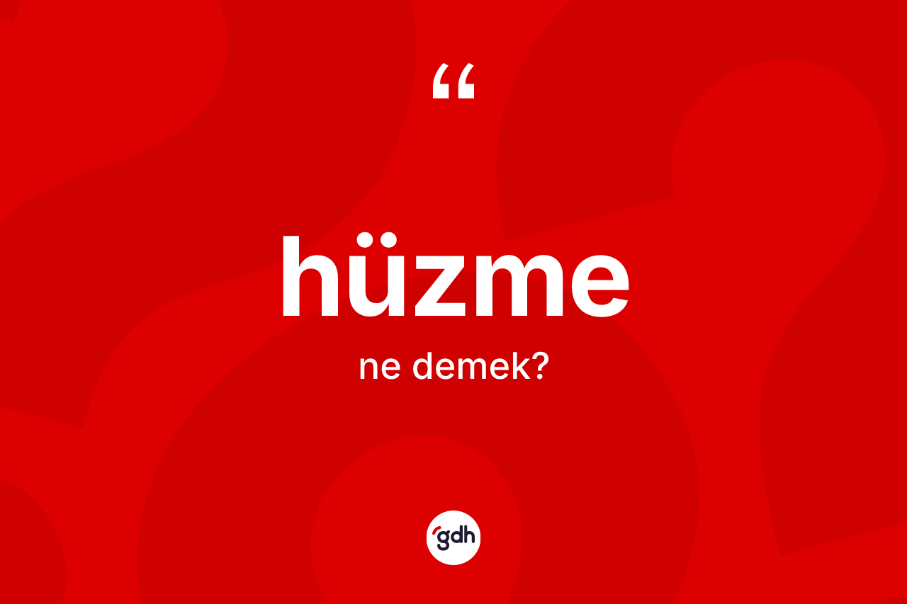 Hüzme kelimesinin tanımı nedir? Hüzmenin halk arasındaki kullanımı nasıldır?