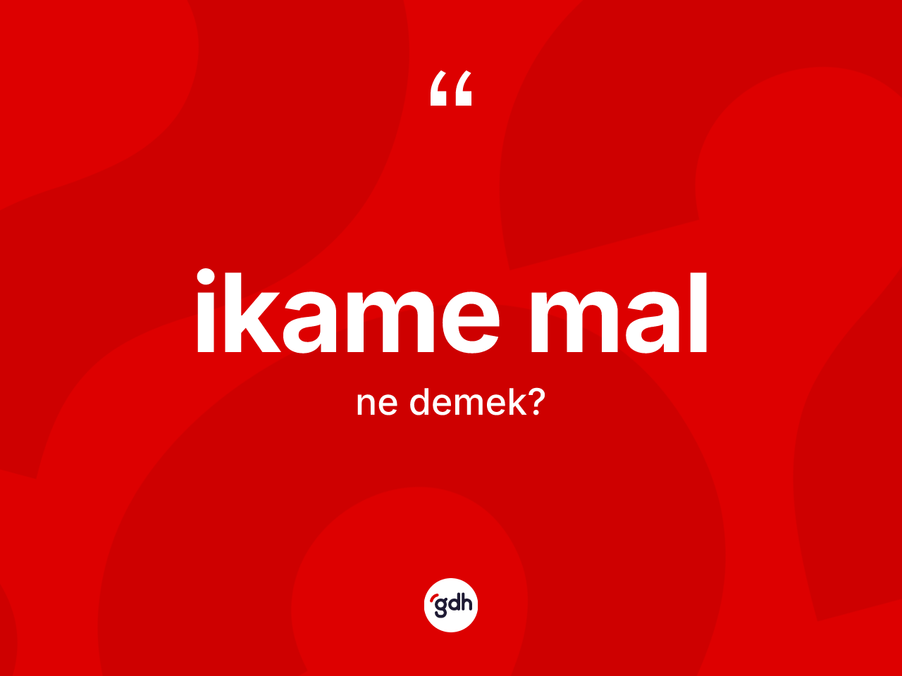 İkame mal kelimesi ne anlama gelir? İkame malın TDK'ya göre anlamı nedir?