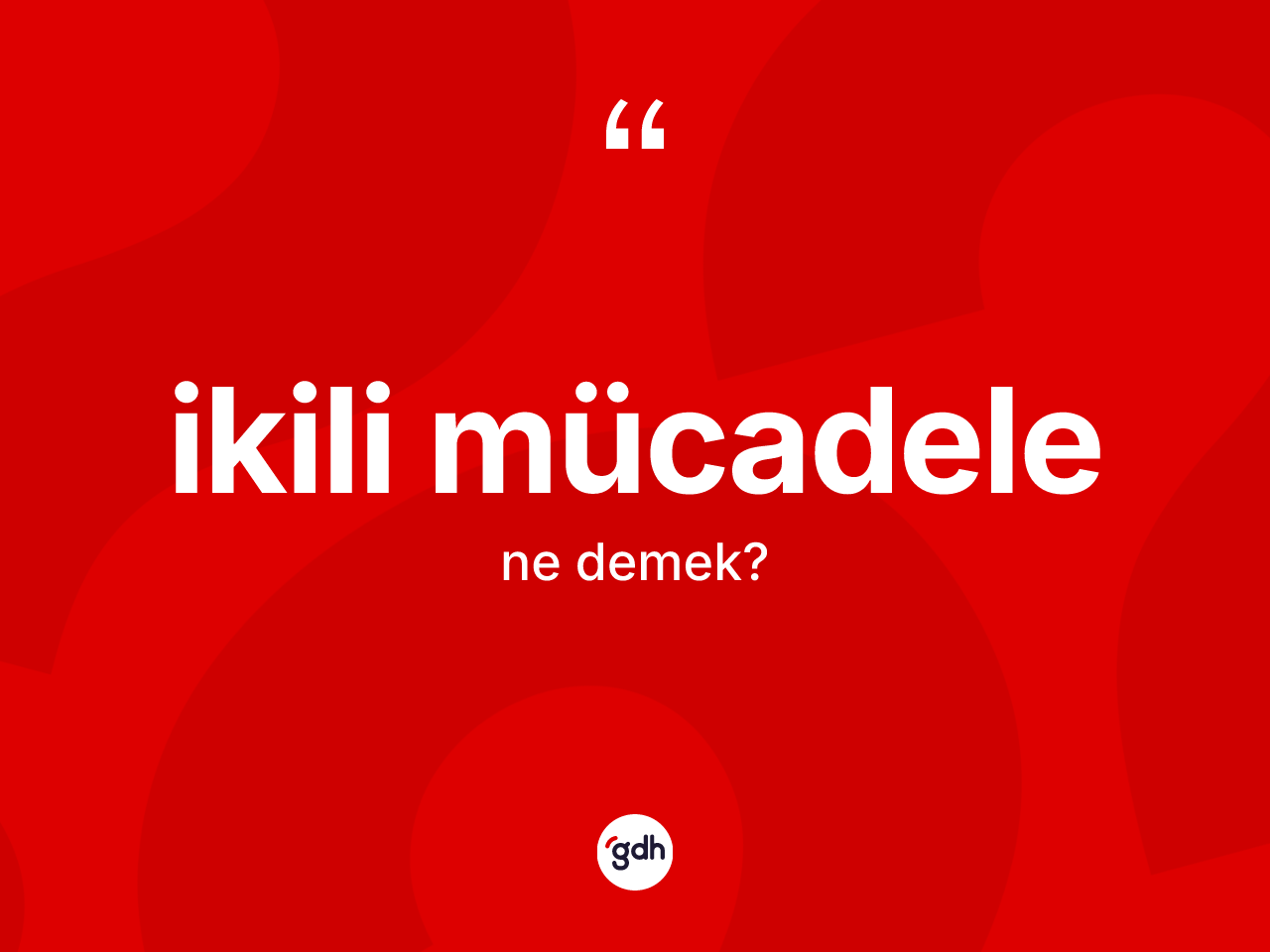 İkili mücadele kelimesi ne anlama gelir? İkili mücadele kelimesinin kaç farklı anlamı var?