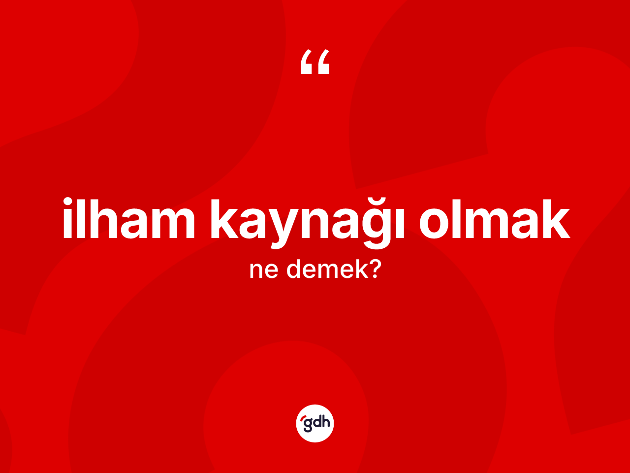 İlham kaynağı olmak ifadesinin anlamı nedir? İlham kaynağı olmak ifadesi hangi durumlarda kullanılır?