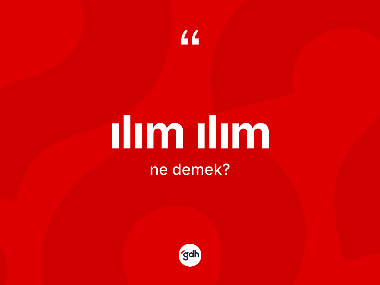 Ilım ılım nedir? Ilım ılımın kısaca tanımı nedir?