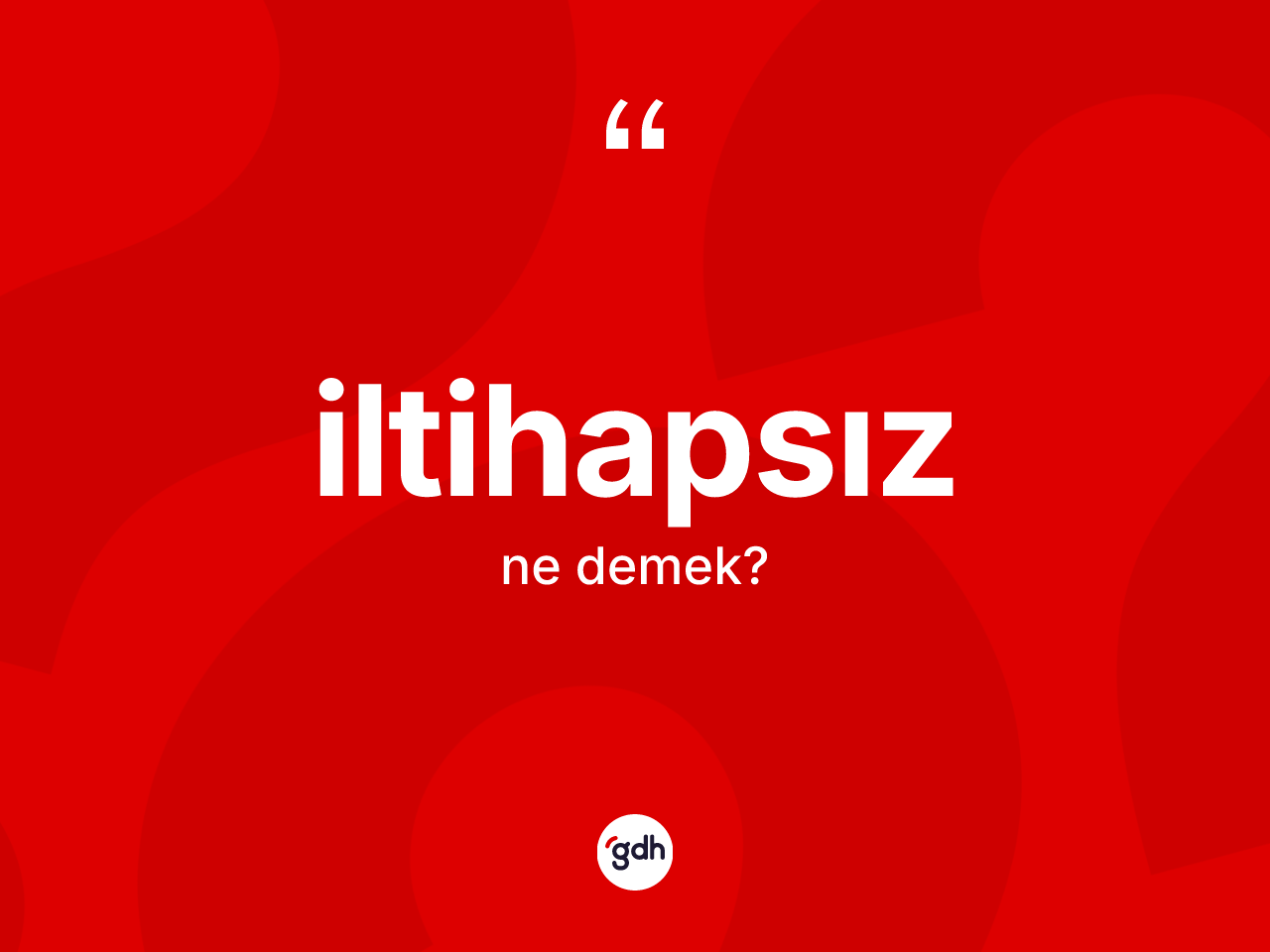 İltihapsız ne demek? İltihapsız kelimesinin TDK anlamı nedir?