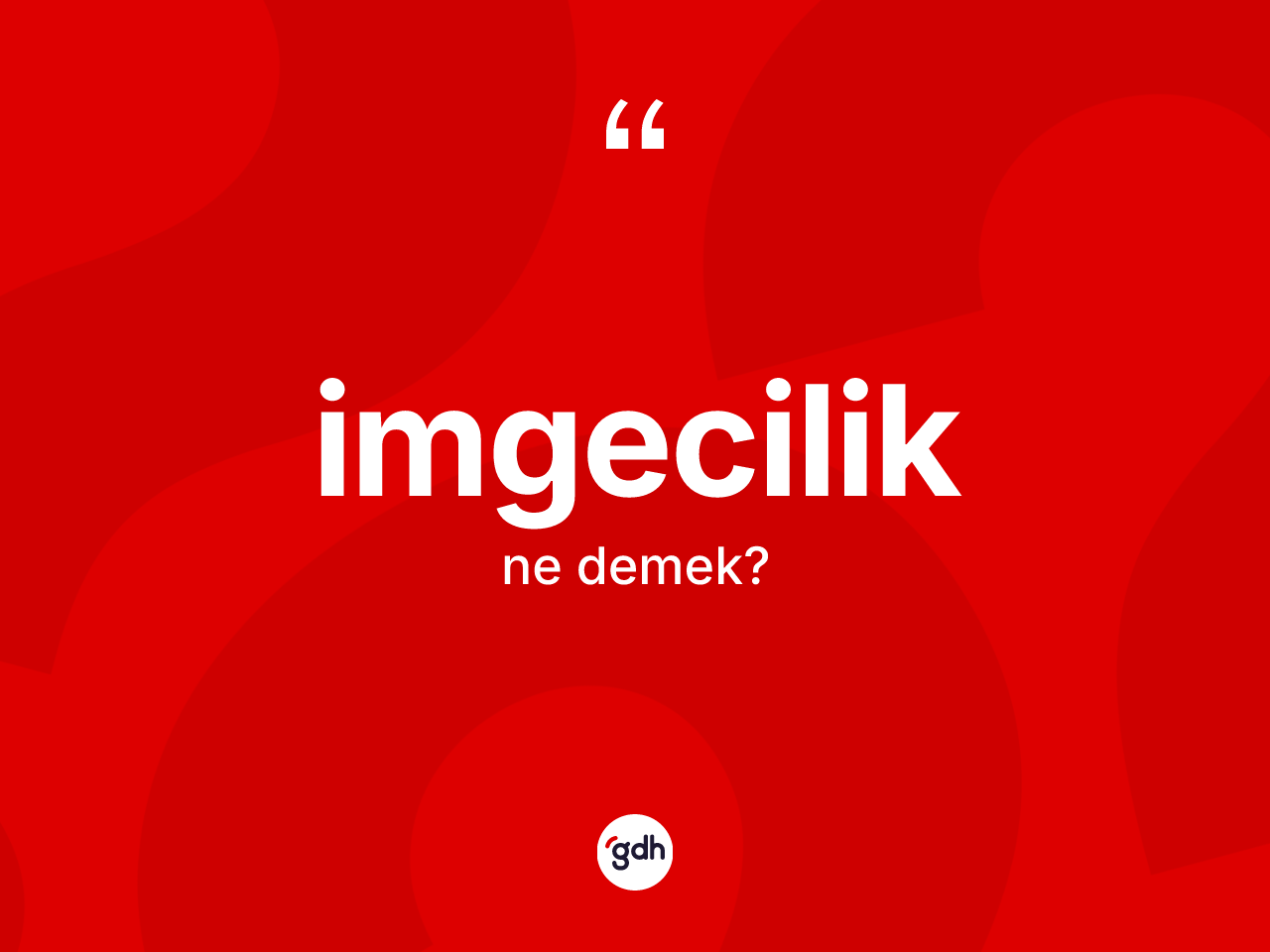 İmgecilik ne anlama gelir? İmgecilik kelimesinin TDK'ya göre açıklaması nedir?