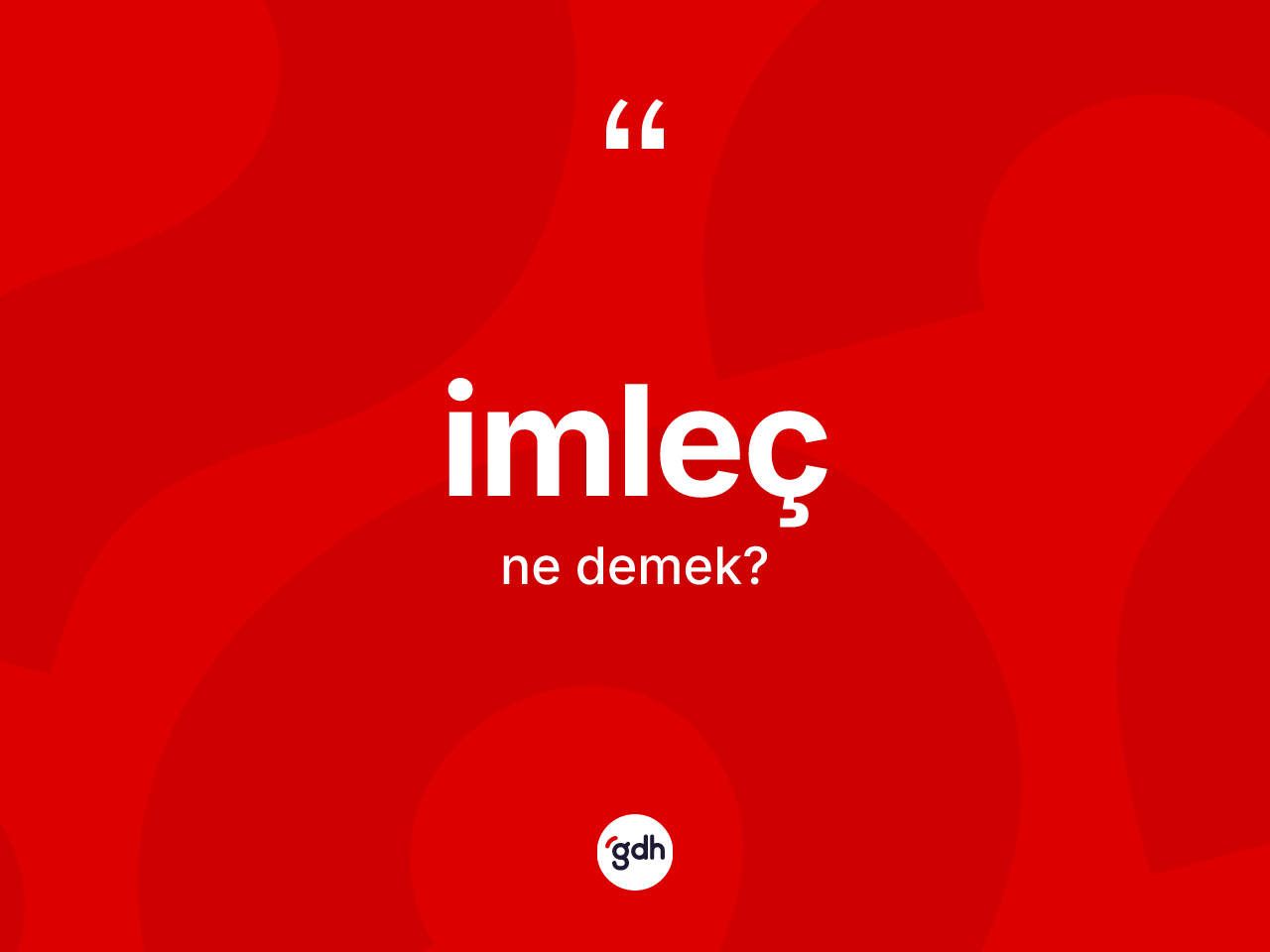İmleç kelimesi ne anlama gelir? İmleç kelimesinin özellikleri nelerdir?