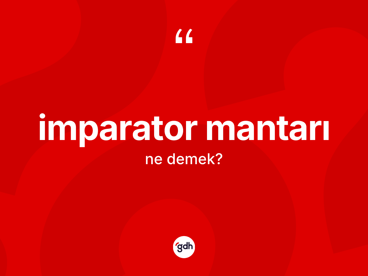 İmparator mantarı ne demek? İmparator mantarının TDK'ya göre anlamı nedir?