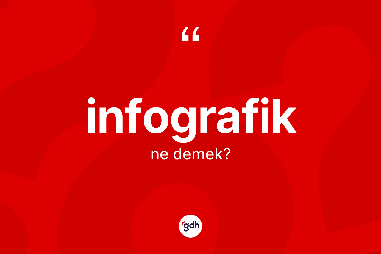İnfografik kelimesinin anlamı nedir?