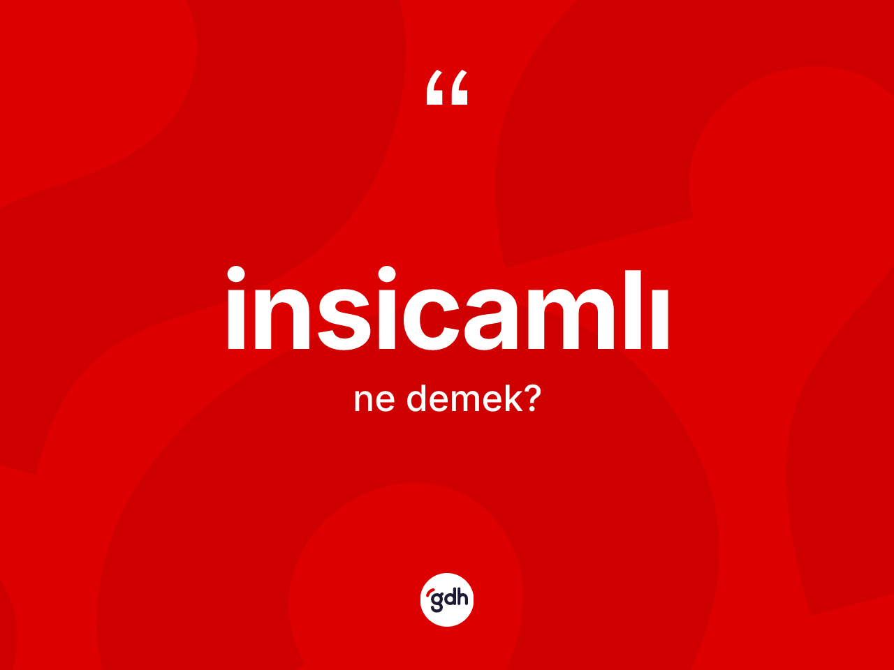 İnsicamlı kelimesi ne demek? İnsicamlının halk arasındaki kullanımı nasıldır?