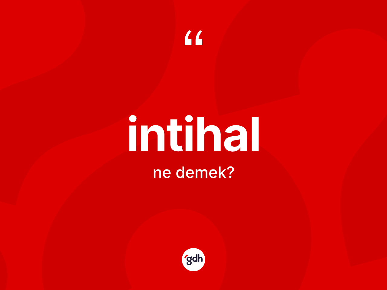 İntihal kelimesinin tanımı nedir? İntihal kelimesinin TDK anlamı nedir?