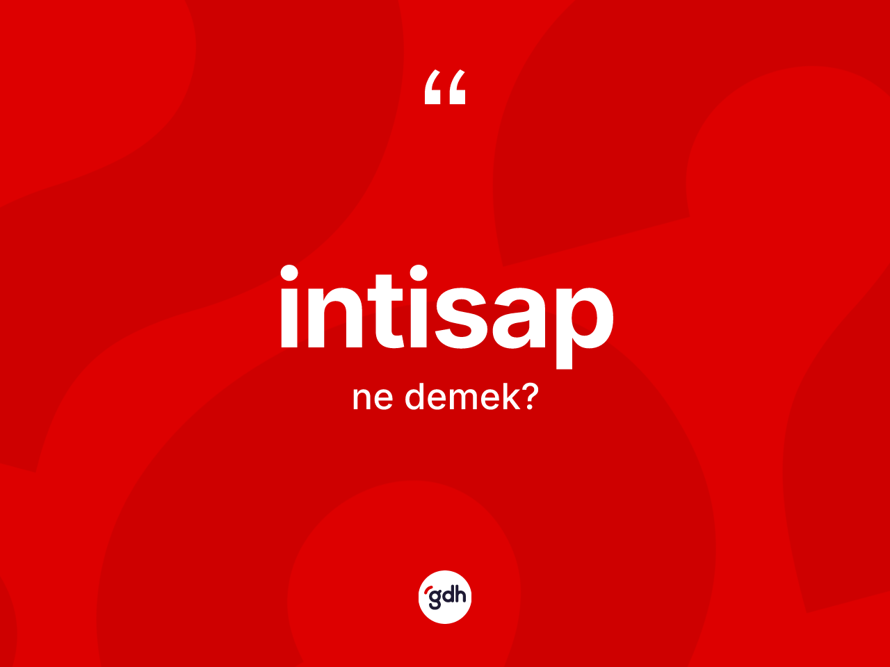 İntisap kelimesinin anlamı nedir? İntisabın kısaca tanımı nedir?