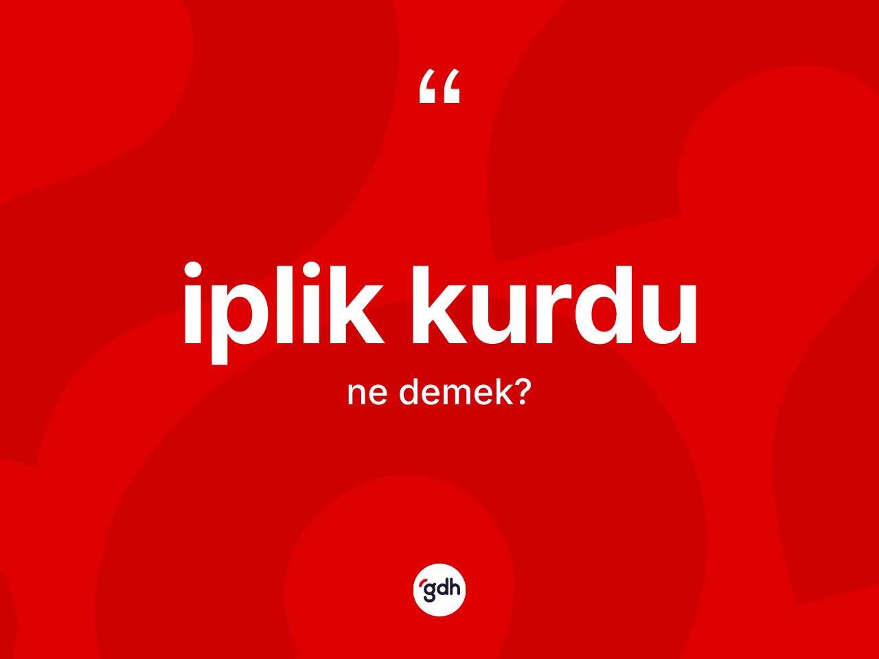 İplik kurdu kelimesinin sözlükteki tanımı nedir? İplik kurdu kelimesinin TDK anlamı nedir?