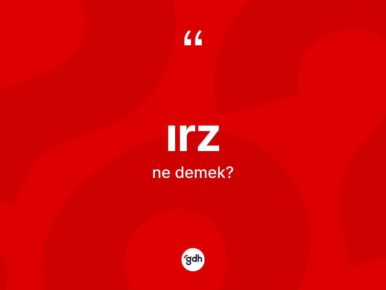Irz kelimesinin tanımı nedir? Irzin TDK'ya göre anlamı nedir?