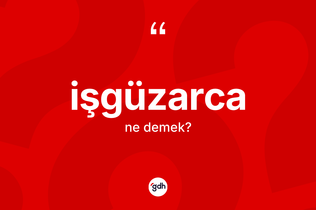 İşgüzarca kelimesinin tanımı nedir? İşgüzarcanın sözlükteki anlamı nedir?
