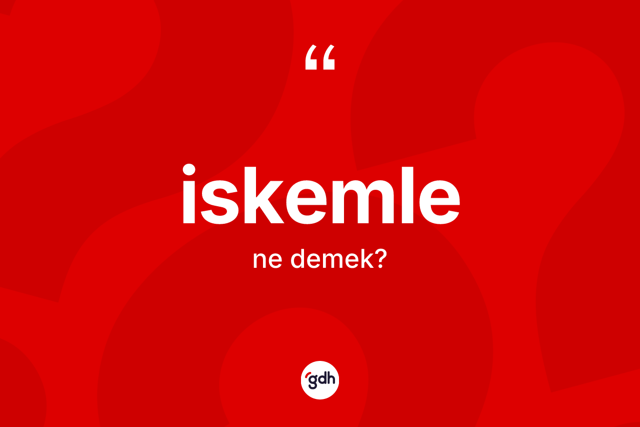 İskemle ne demek?