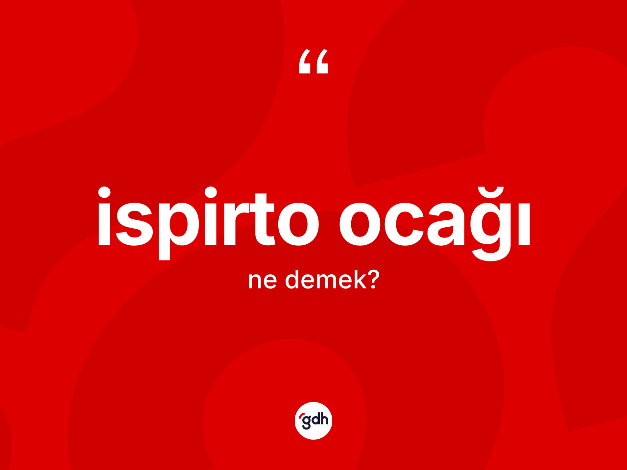 İspirto ocağı kelimesinin sözlükteki tanımı nedir? İspirto ocağının sözlükteki anlamı nedir?