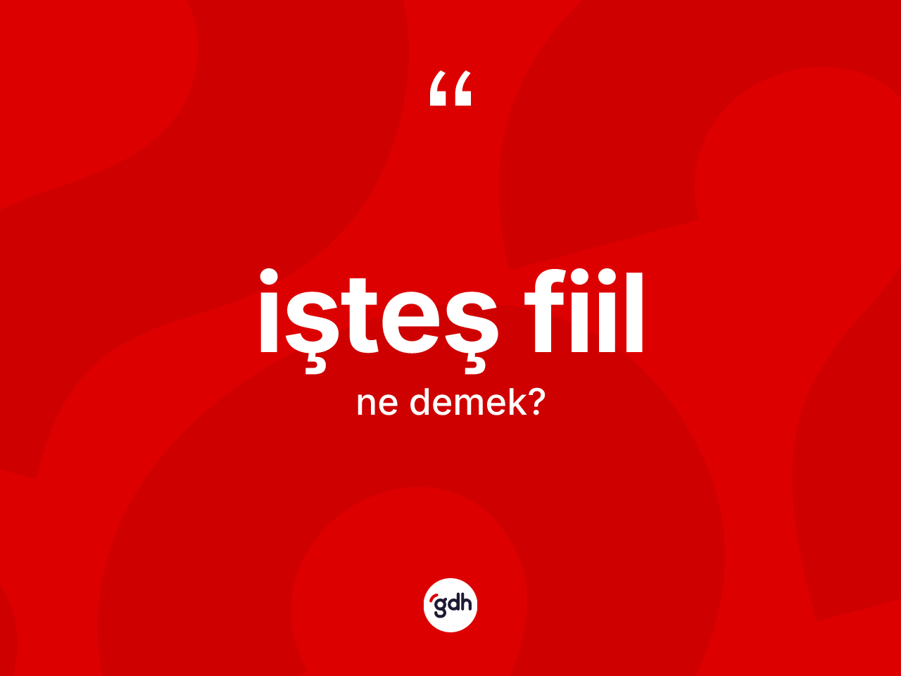 İşteş fiil kelimesinin sözlükteki tanımı nedir? İşteş fiilin TDK'ya göre anlamı nedir?