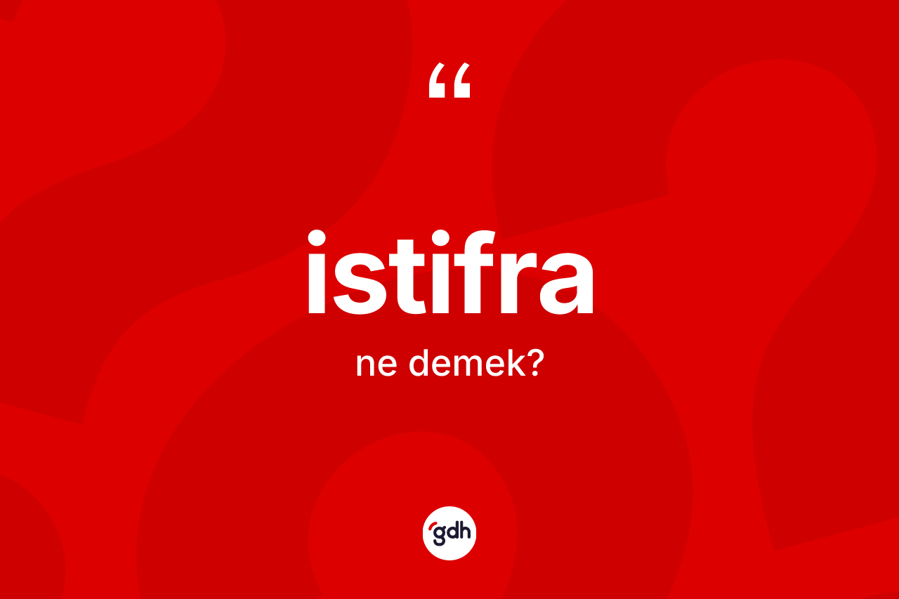 İstifra kelimesinin tanımı nedir?