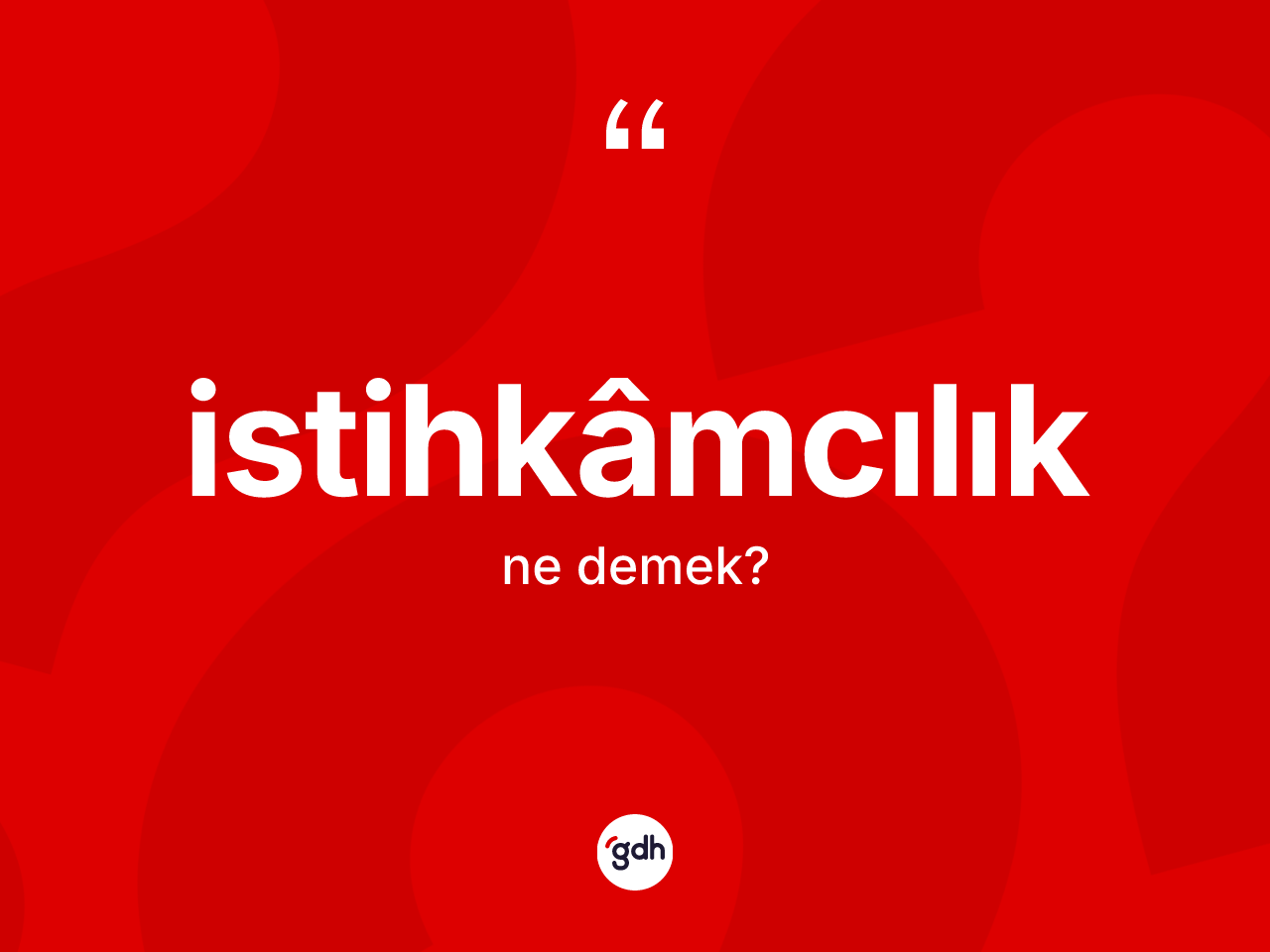İstihkâmcılık kelimesi ne demek? İstihkâmcılığın TDK'ya göre anlamı nedir?