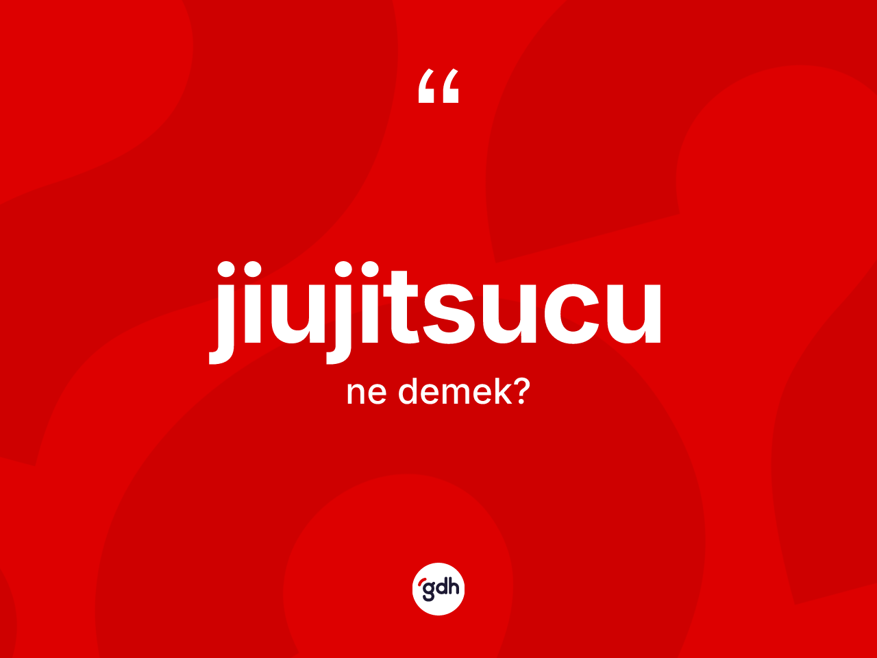 Jiujitsucu kelimesinin tanımı nedir? Jiujitsucu kelimesinin kaç farklı anlamı var?