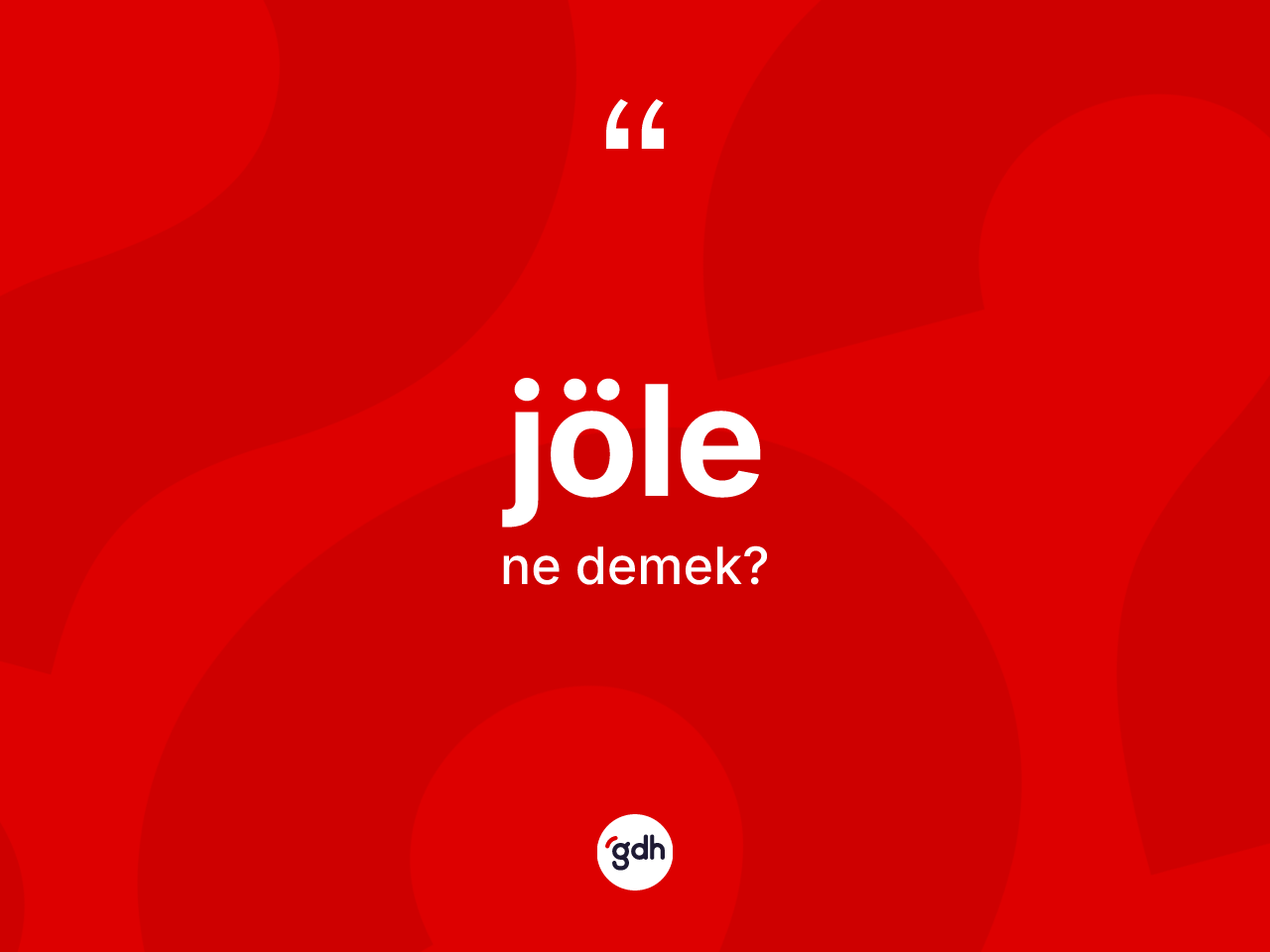 Jöle kelimesinin sözlükteki tanımı nedir? Jölenin TDK'ya göre anlamı nedir?