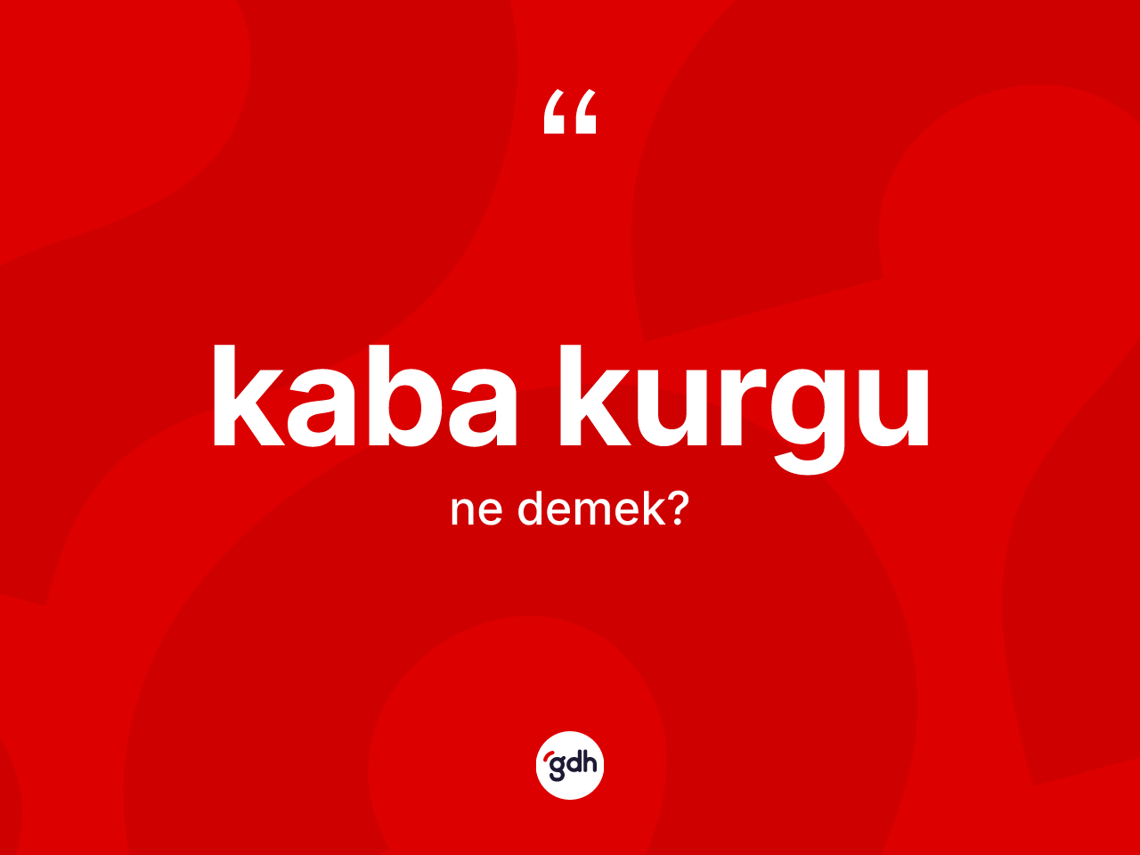Kaba kurgu kelimesinin tanımı nedir? Kaba kurgu kelimesinin TDK'ya göre açıklaması nedir?