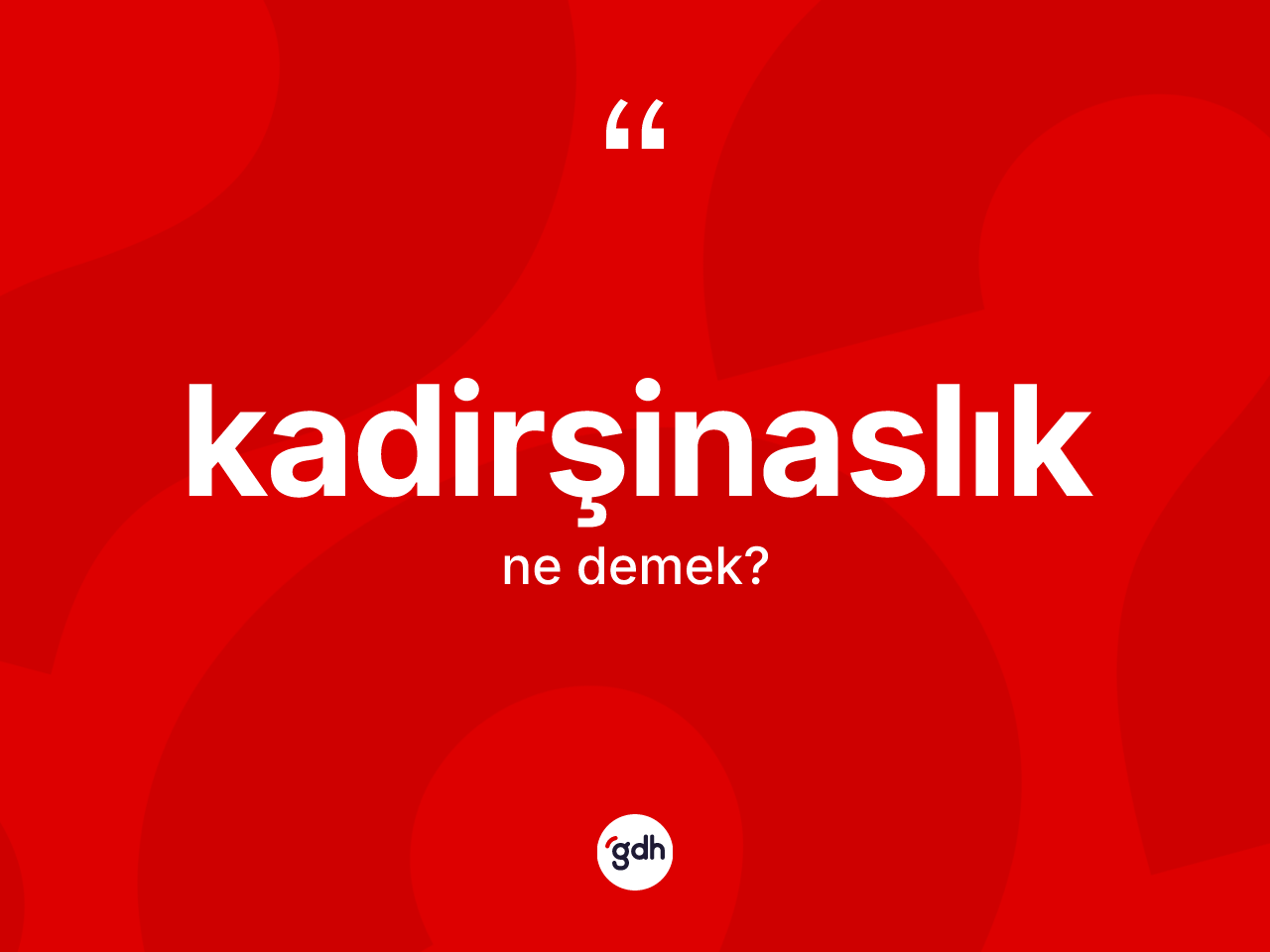 Kadirşinaslık ne demek? Kadirşinaslık kelimesinin TDK anlamı nedir?