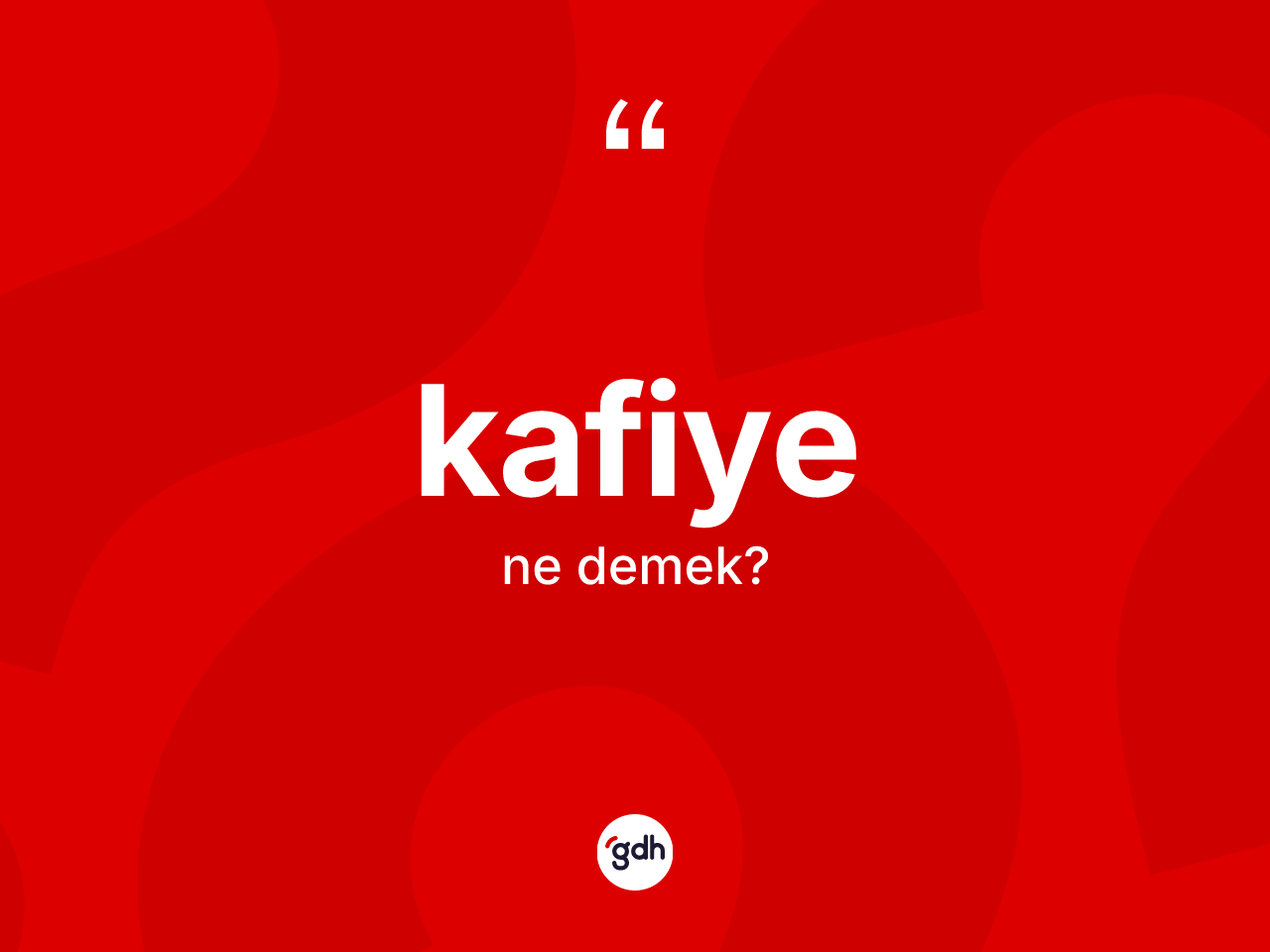 Kafiye kelimesi ne demek? Kafiye kelimesinin TDK'ya göre açıklaması nedir?